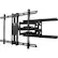 Front. Kanto - Full-Motion TV Wall Mount for Most 39" - 80" TVs - Extends 24" - Black.