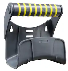 Masterplug - Cord Tidy - Grey & Yellow - Front_Zoom