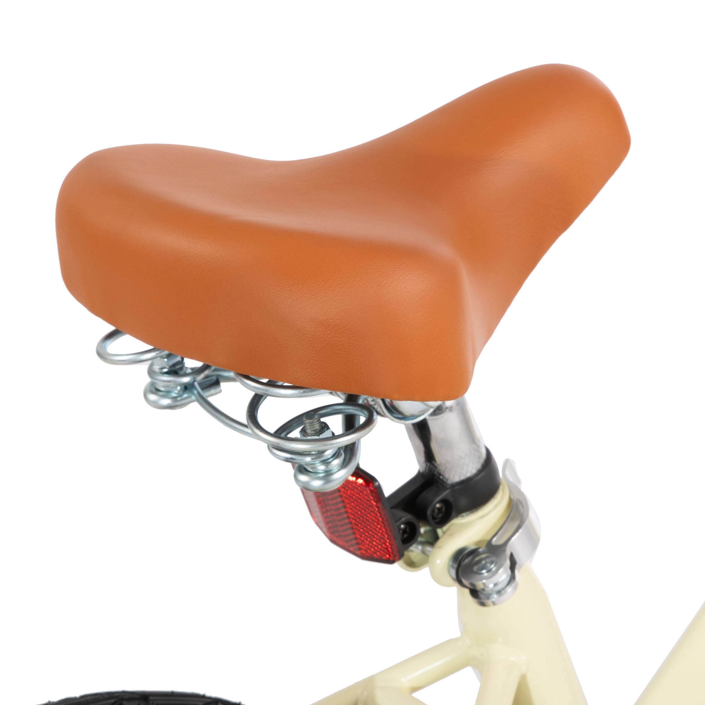 Alt View 7. JOYSTAR - JOYSTAR Vintage Kids Bike with Basket & Training Wheels, 16 Inch Girls Bike for Ages 4-7, Children Bicycles, Beige - Beige.