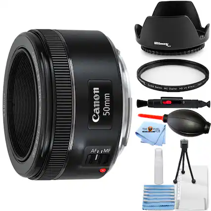 4 CANON EF LENS 50mm 1:1.8 STM
Canon 50mm AF MF
Ultimax Studio Series 67mm MC Digital HD UV
THE PIXEL HUB