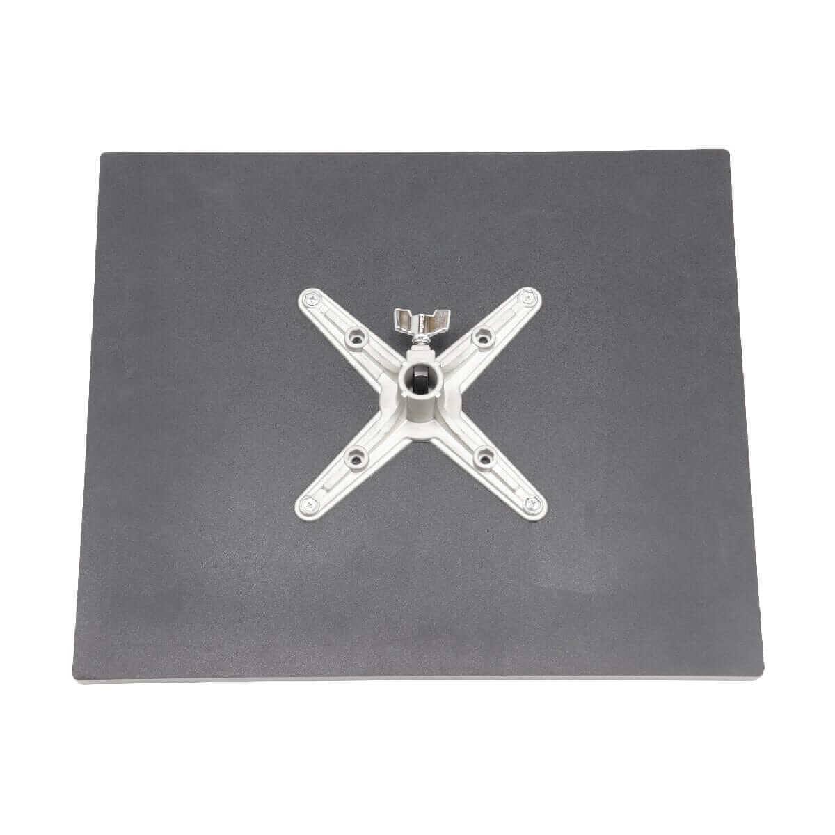 Angle. Gibraltar Hardware - Workstation table 15"x18" with Mount, Designed to Withstand Rigorous Use, Spacious Table Area with 5/8" Mount.