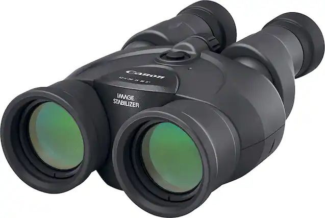 Angle. Canon - IS III 12 x 36 Binoculars - Black.