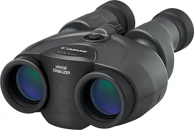 Angle. Canon - IS III 10 x 30 Binoculars - Black.