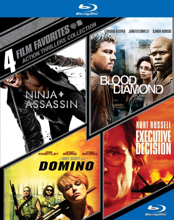 Action Thrillers: 4 Film Favorites [4 Discs] [Blu-ray]