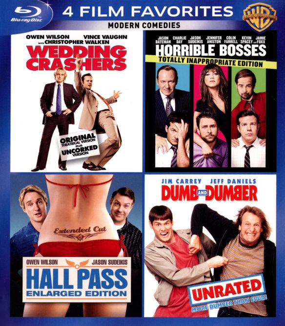  Modern Comedies: 4 Film Favorites [4 Discs] [Blu-ray]