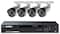 Lorex - 8-Channel, 4-Camera Indoor/Outdoor High-Definition DVR Surveillance System - Black/White-Front_Standard