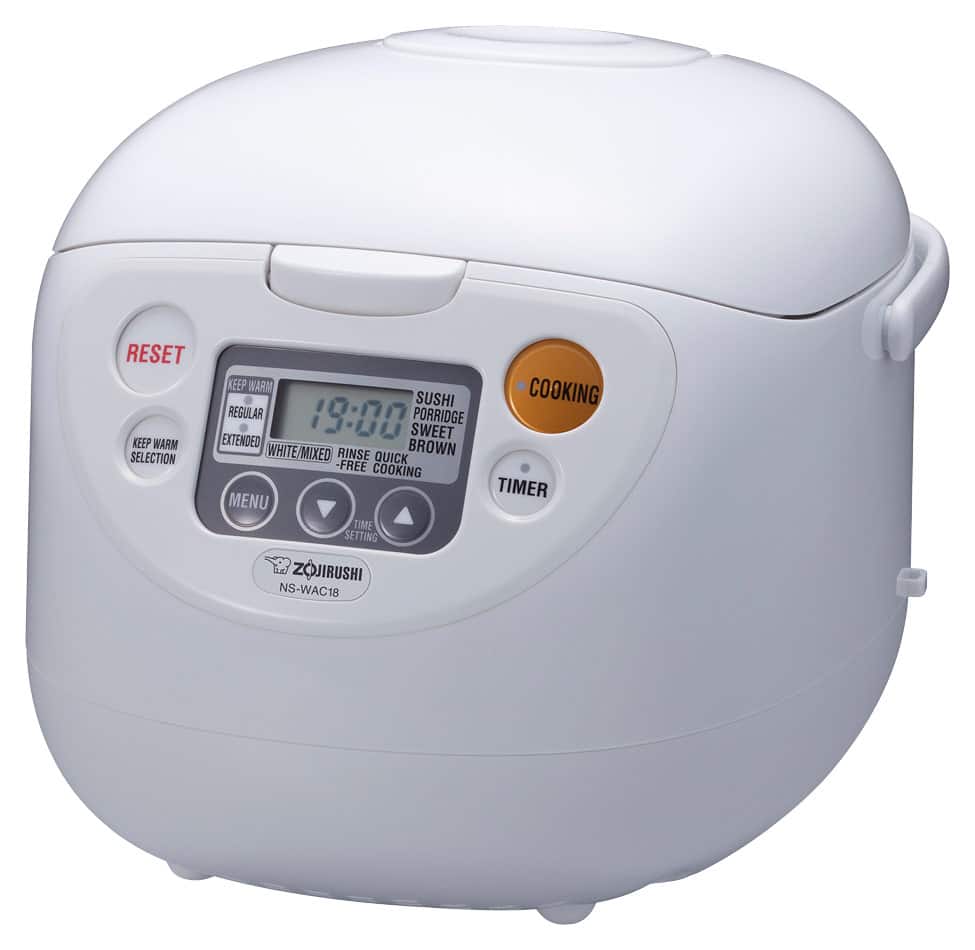 Front. Zojirushi - Micom 10-Cup Rice Cooker - Cool White.
