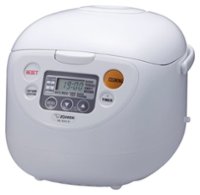 Zojirushi - Micom 10-Cup Rice Cooker - Cool White - Front_Zoom