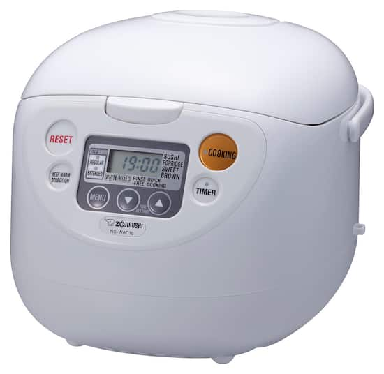 Best Buy: Zojirushi 10-Cup Rice Cooker White/Pink/Purple NS-RNC18FZ