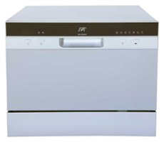 SPT - 22" Tabletop Portable Dishwasher - Silver - Front_Zoom