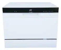 Front. SPT - 22" Tabletop Portable Dishwasher - White.