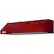 Angle. Viking - Professional 5 Series 36" Range Hood - Apple red.