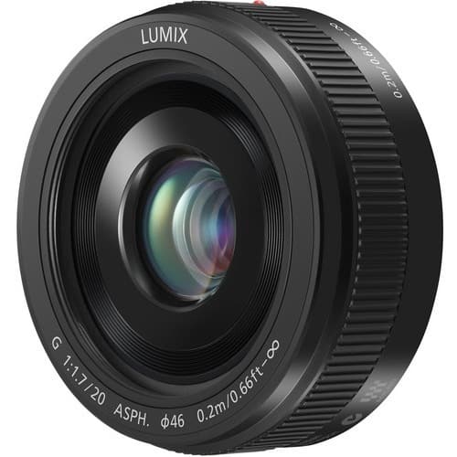 Best Buy: Panasonic Lumix G 20mm f/1.7 II ASPH. Lens Black H-H020AK