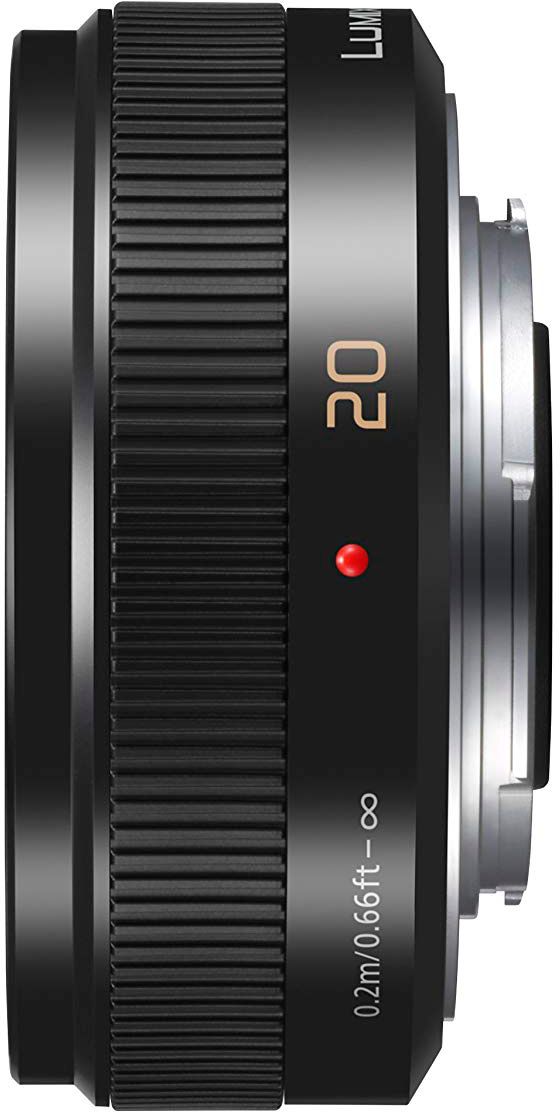 Best Buy: Panasonic Lumix G 20mm f/1.7 II ASPH. Lens Black H-H020AK