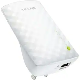 TP-Link - RE200 - Dual Band IEEE 802.11ac Wireless Range Extender - Up to 750Mbps - Dual Band WiFi Extender - Repeater - White
