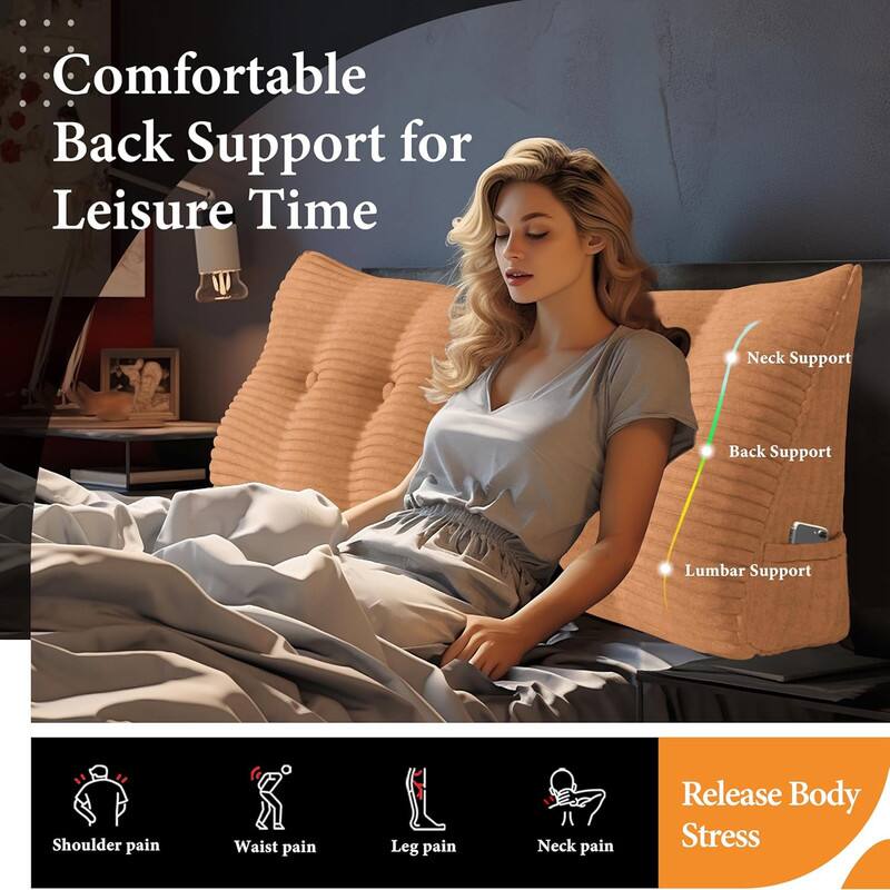 Comfortable Back Support for Leisure Time

- Neck Support
- Back Support
- Lumbar Support

Release Body Stress

- Shoulder pain
- Waist pain
- Leg pain
- Neck pain