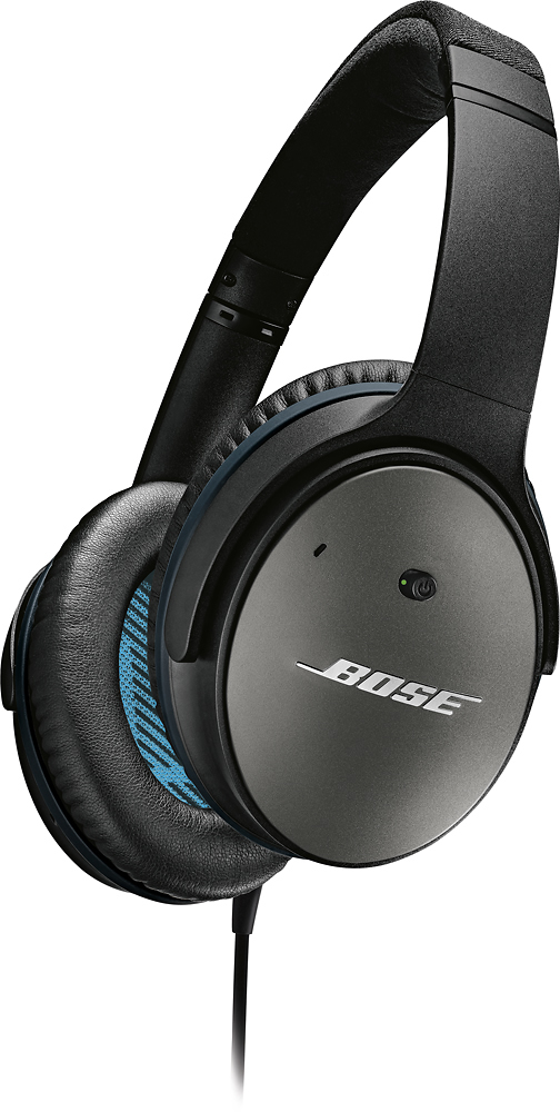 Bose Quietcomfort 25 Acoustic Noise Cancelling Headphones Android Black Quietcomfort 25 Headphones Sms Best Buy