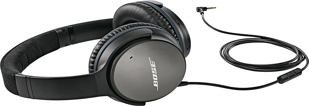 Bose Quietcomfort 25 Acoustic Noise Cancelling Headphones Android Black Quietcomfort 25 Headphones Sms Best Buy