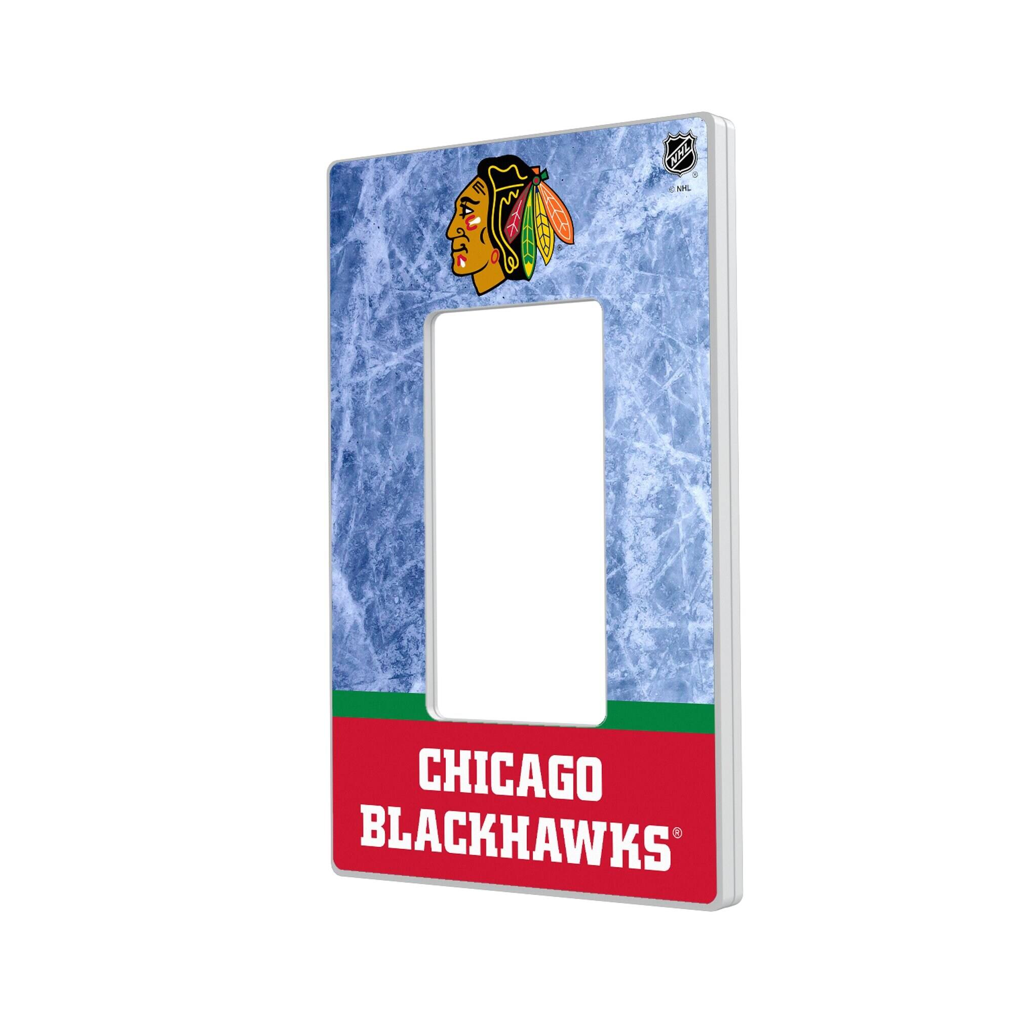 Keyscaper - Chicago Blackhawks Wordmark Single Rocker Lightswitch Plate - Multicolor price history on PriceWatchPro