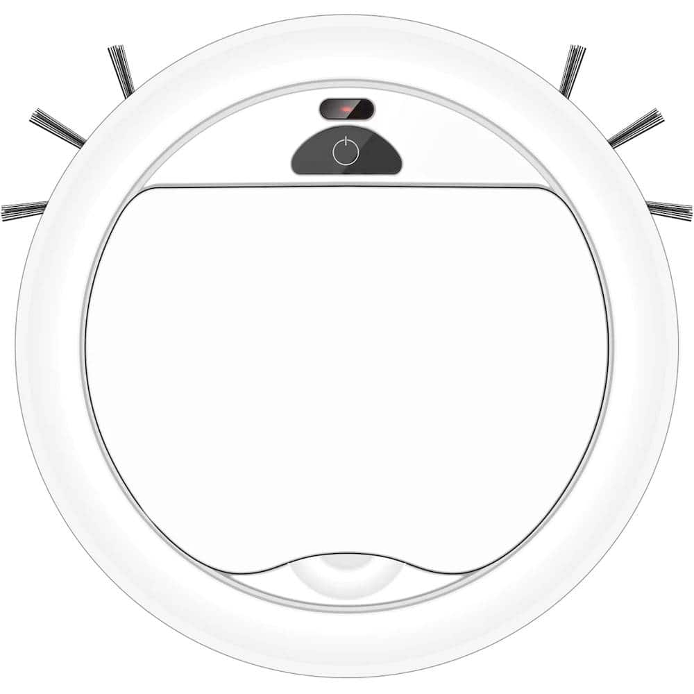 Front. KOBOT - RV218 Robot Vacuum - White.