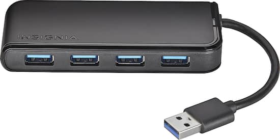 Insignia 4 Port Usb 3 0 Hub Black Ns Pch6430 Best Buy