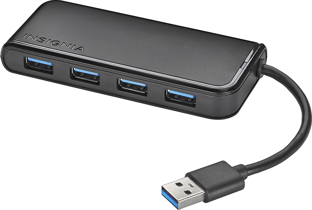 Insignia™ 4-Port USB 3.0 Hub Black NS-PCH6430 - Buy