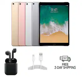 Apple - Refurbished Excellent - iPad Pro 10.5 A1701 (WiFi) 64GB w/ Wireless Earbuds - Gold