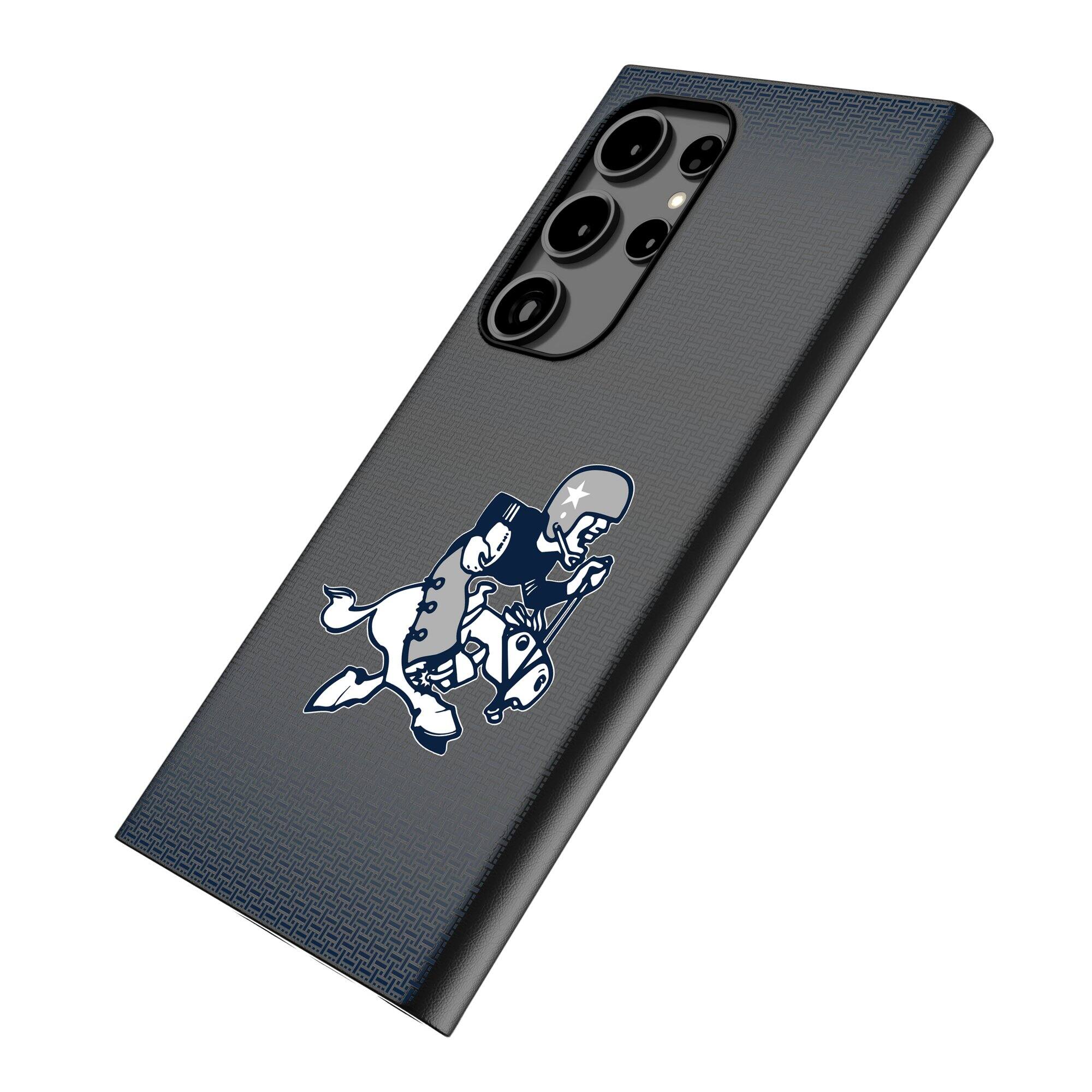 Alt View 1. Keyscaper - Dallas Cowboys Historic Collection 1966-1969 Galaxy Magnetic Bump Case - S25 - Black.