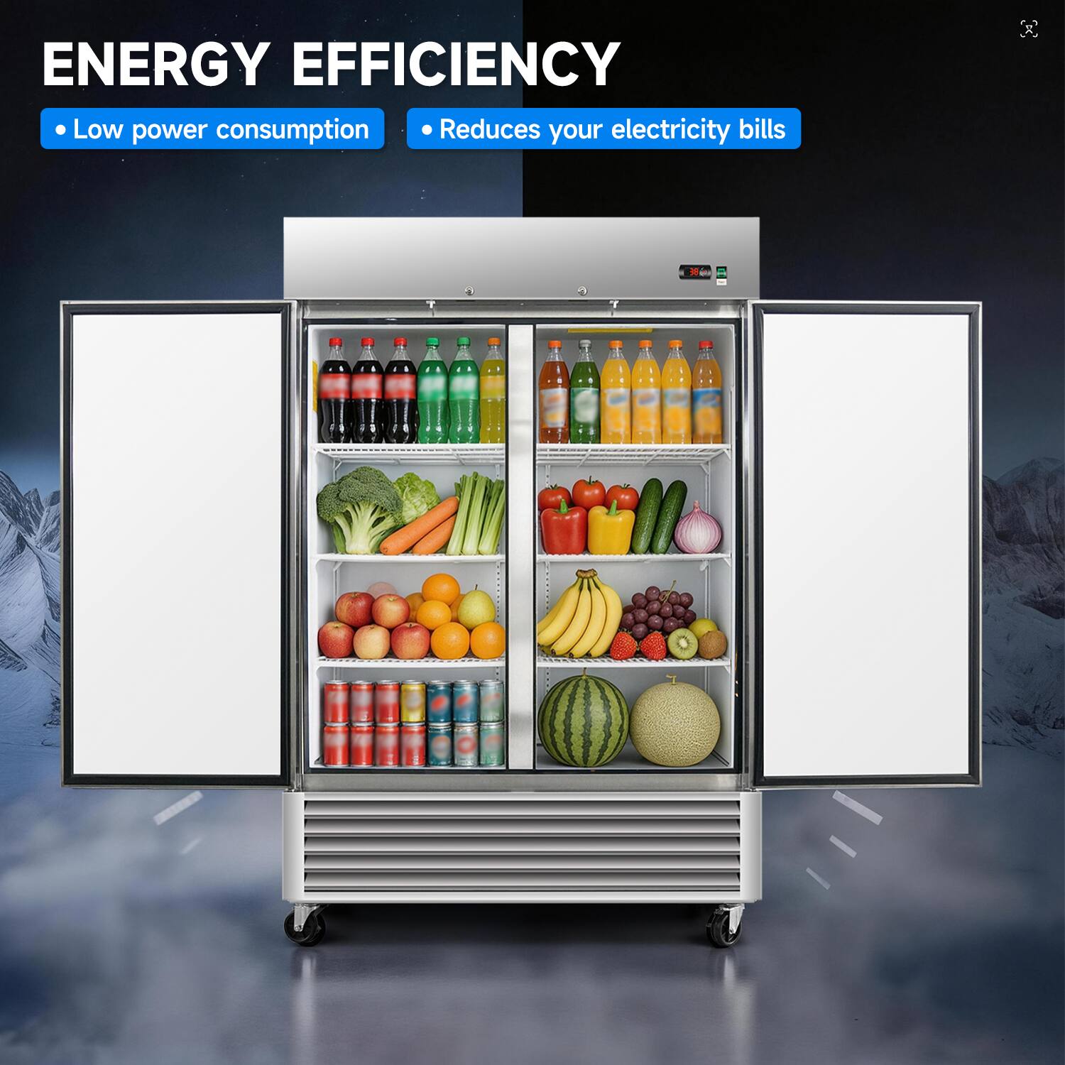 ENERGY EFFICIENCY  
- Low power consumption  
- Reduces your electricity bills