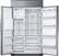 Alt View 2. Samsung - 26.5 Cu. Ft. Side-by-Side Counter-Depth Refrigerator with Apps - Stainless Steel.