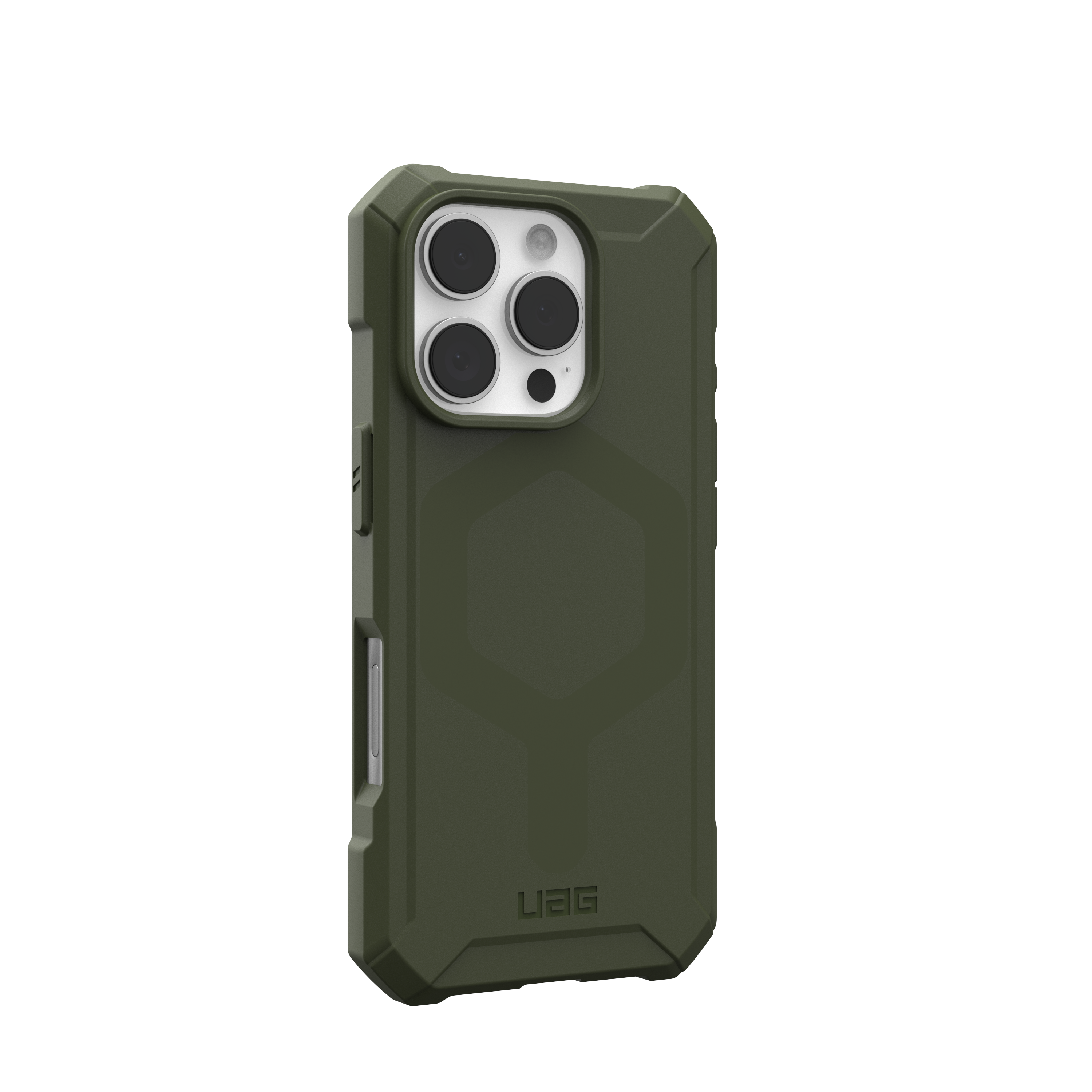 Alt View 2. UAG - Essential Armor Series Case with Magsafe for Apple iPhone 16 Pro - Olive Drab.