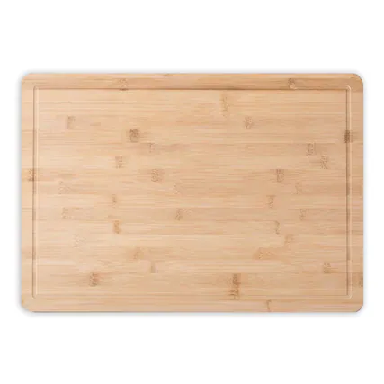 Front. Better Houseware - Better Houseware 339/14 Bamboo Cutting Board With Well - beige.