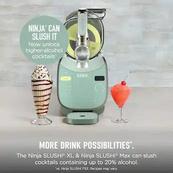 Ninja SLUSHi XL 128oz Smart Frozen Drink Maker Green