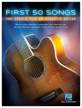 Hal Leonard - First 50 Songs You Should Play on Acoustic Guitar Songbook - Multi