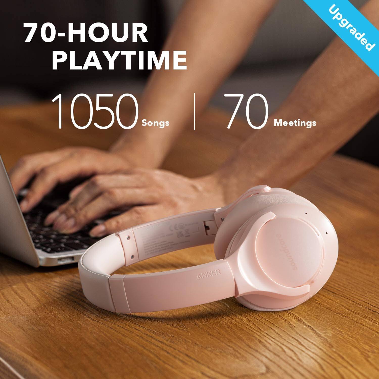 70-HOUR PLAYTIME  
1050 Songs | 70 Meetings  

Upgraded  

ANKER soundcore