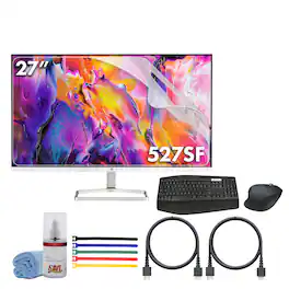 HP - 527SF 27" 16:9 FHD 1080p IPS Slim Monitor Bundle
