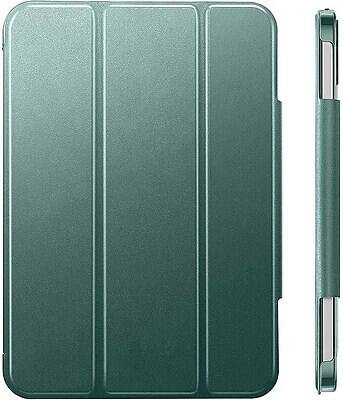 Alt View 5. SaharaCase - iPad mini A17 Pro & 6th Generation 2021 Protection Bundle, Folio Case with Tempered Glass Screen - Green.