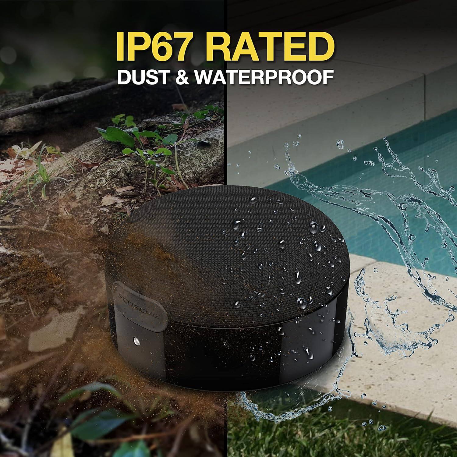 IP67 RATED  
DUST & WATERPROOF