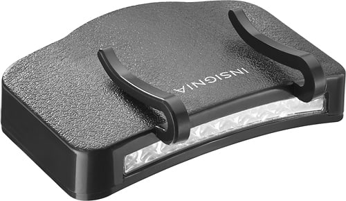Insignia™ - LED Clip Light - Black - Angle