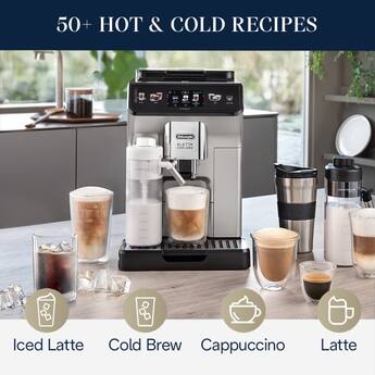De'Longhi Eletta Explore Fully Automatic Espresso Machine with Cold Brew