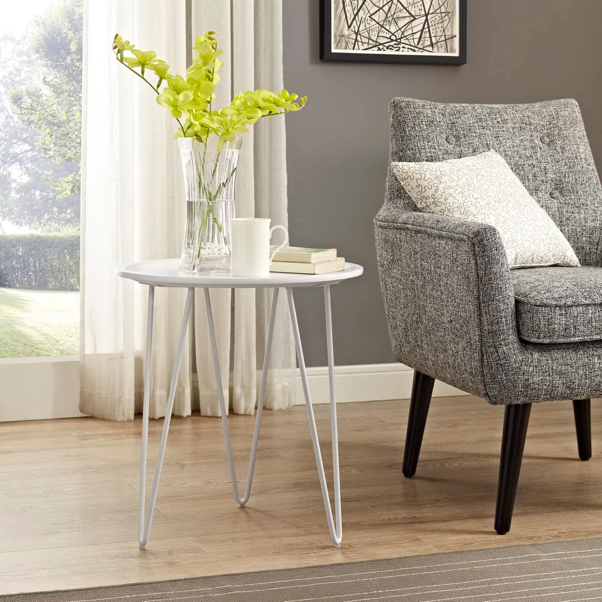 Front. Modway - Digress Side Table by Modway - White.