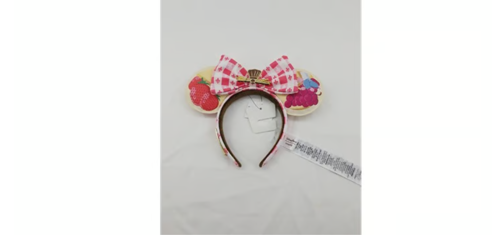 Front. Disney - Disney Remy Loungefly fruit and cheese simulated leather headband..
