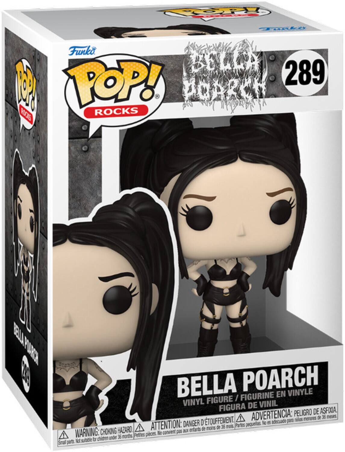 OOPPY FApki Funko BELOY 289 M POP! POARCt ROCKS ROCKS L PUARER BELLA POARCH VINYLE FIGURINE EN FIGURE / VINYL DE VINIL FIGURA DE ASFIXIA ADVERTENCIA: PELIGRO DE ASFIXIA ATTENTION: DANGER DÉTOUFFEMENT. PARTS pequeñas. No es adecuado para niños menores de 36 meses WARNING: CHOKING HAZARD. Small parts. Not suitable for children under 36 months. Petites pièces. Ne convient pas aux enfants de moins de 36 mois.