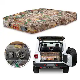 Pittman Outdoors - AirBedz Mattress for Jeeps with Built-In Pump & Carry Bag, Camo - Camouflage