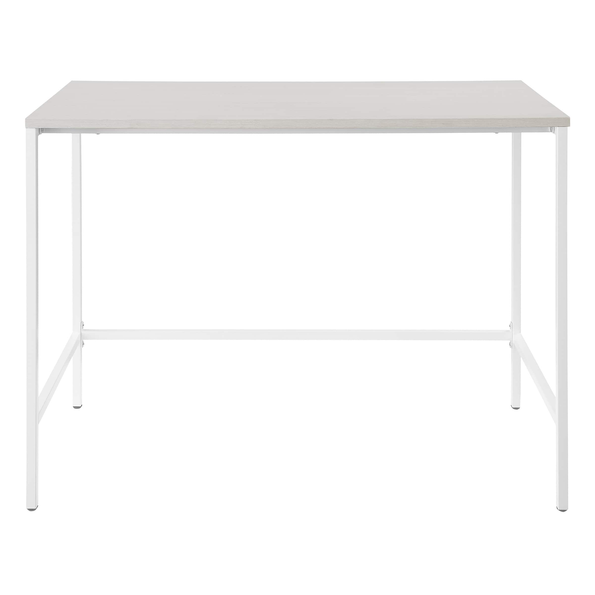 Front. OSP Home Furnishings - Contempo Rectangular Office Desk - White Oak.