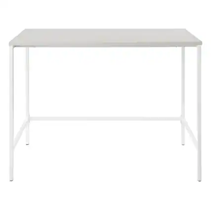 Front. OSP Home Furnishings - Contempo Rectangular Office Desk - White Oak.