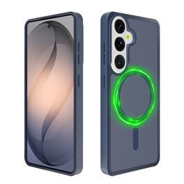 Vena - For Samsung Galaxy S26 Case Magsafe, Magnetic Phone Case, Shockproof Translucent Phone Cover, Wireless Charging - Blue