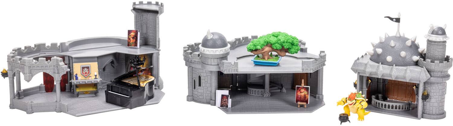 Alt View 3. Jakks Pacific - Super Mario Galaxy Movie - Deluxe Bowser Castle Playset   - COLLECTIBLES - Multicolor.