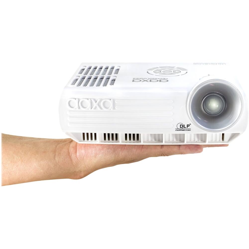 Front Zoom. AAXA - M4 Pico DLP Portable Projector - White.