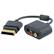 Alt View Standard 20. eForCity - Microsoft RCA Audio Cable Adaptor Compatible With Xbox 360 - Gray.